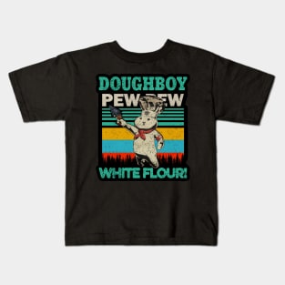 VINTAGE DOUGHBOY PEW PEW Kids T-Shirt